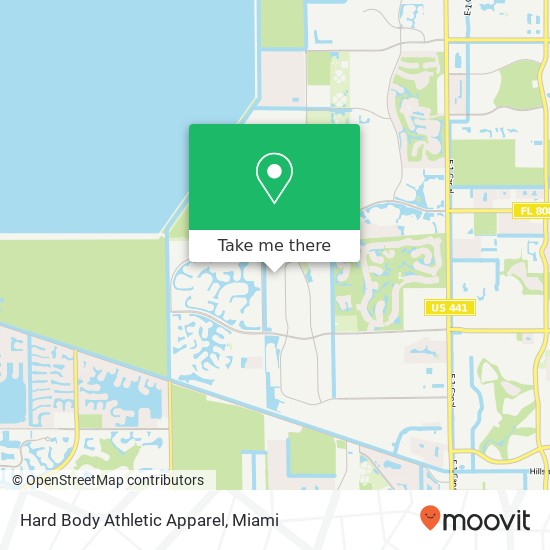 Mapa de Hard Body Athletic Apparel