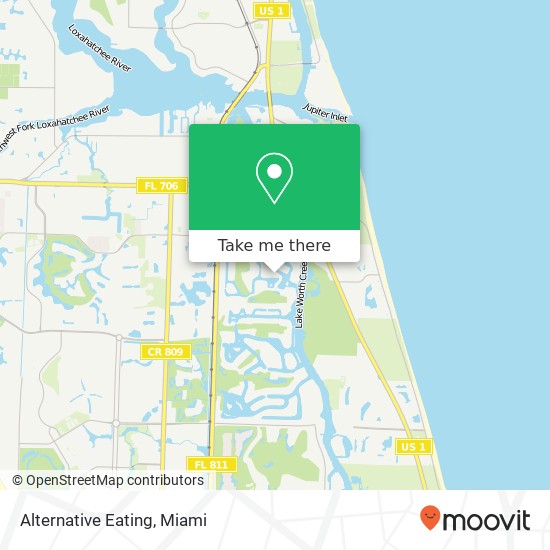 Alternative Eating map