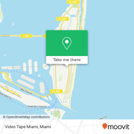 Video Tape Miami map