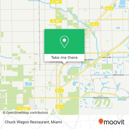 Mapa de Chuck Wagon Restaurant