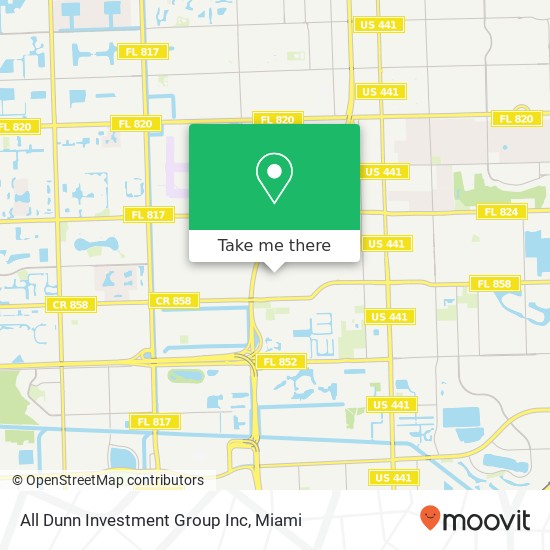 All Dunn Investment Group Inc map