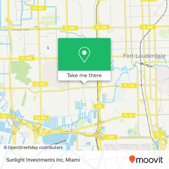 Sunlight Investments Inc map