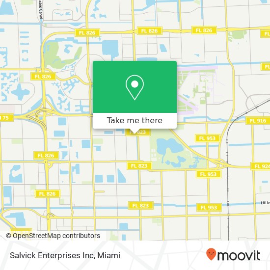 Salvick Enterprises Inc map