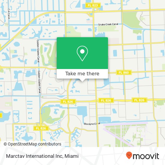 Marctav International Inc map