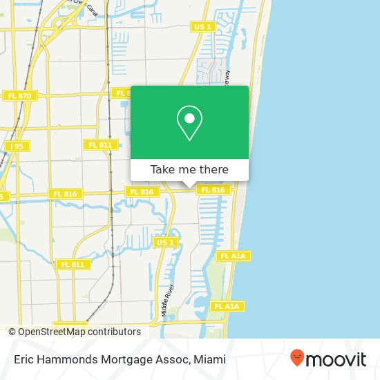 Eric Hammonds Mortgage Assoc map