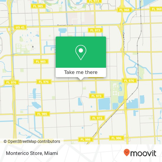 Monterico Store map