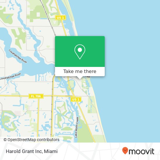 Harold Grant Inc map