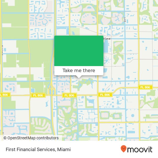 Mapa de First Financial Services