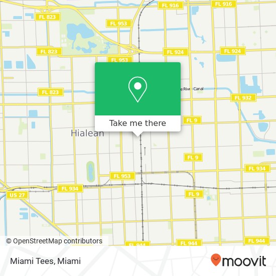 Miami Tees map