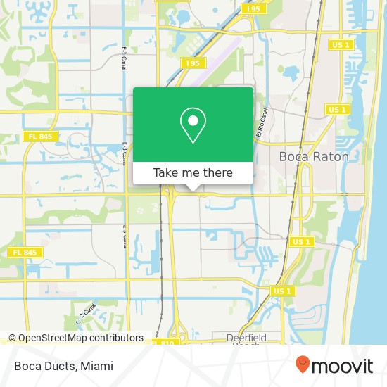 Boca Ducts map