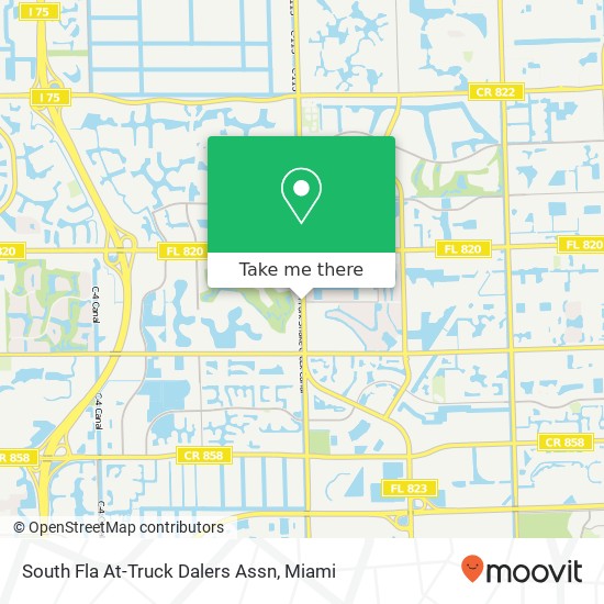 Mapa de South Fla At-Truck Dalers Assn