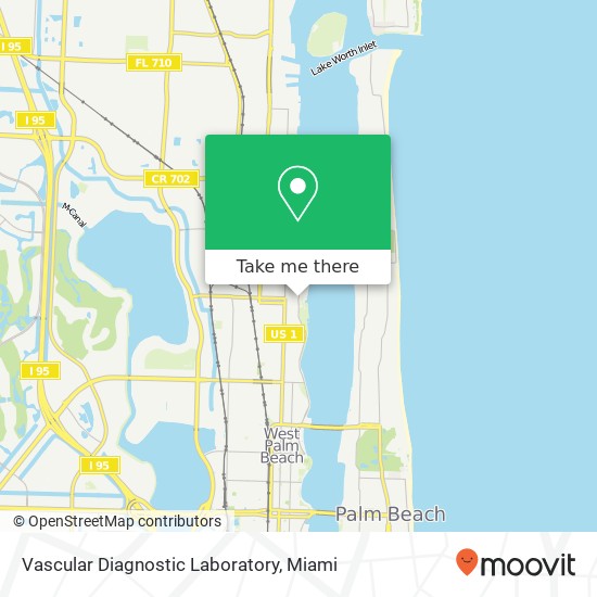 Vascular Diagnostic Laboratory map