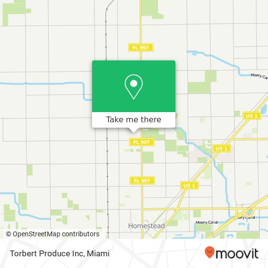 Mapa de Torbert Produce Inc