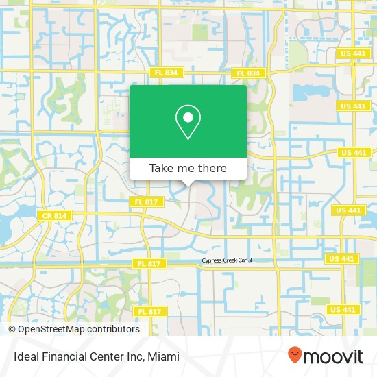 Ideal Financial Center Inc map