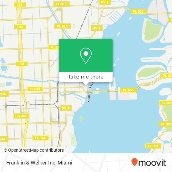 Franklin & Welker Inc map