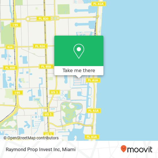 Raymond Prop Invest Inc map