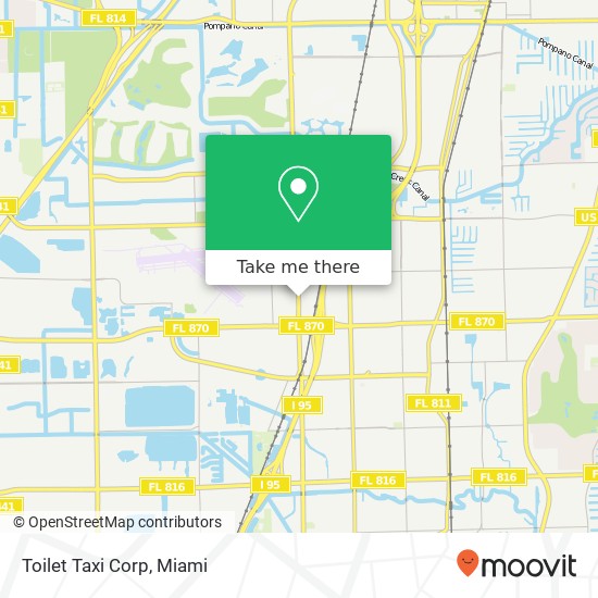 Mapa de Toilet Taxi Corp