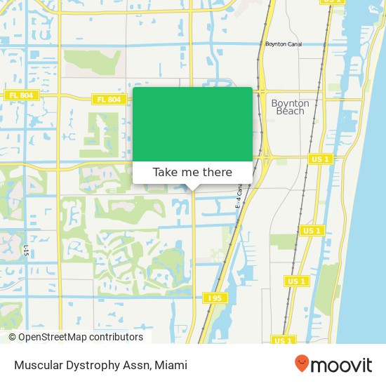 Muscular Dystrophy Assn map