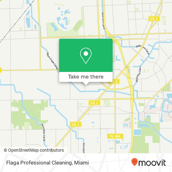 Flaga Professional Cleaning map