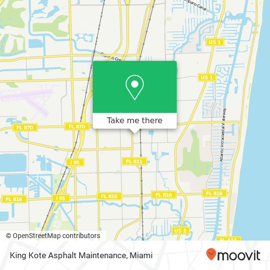 King Kote Asphalt Maintenance map