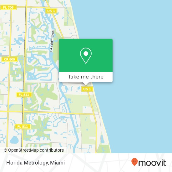 Florida Metrology map