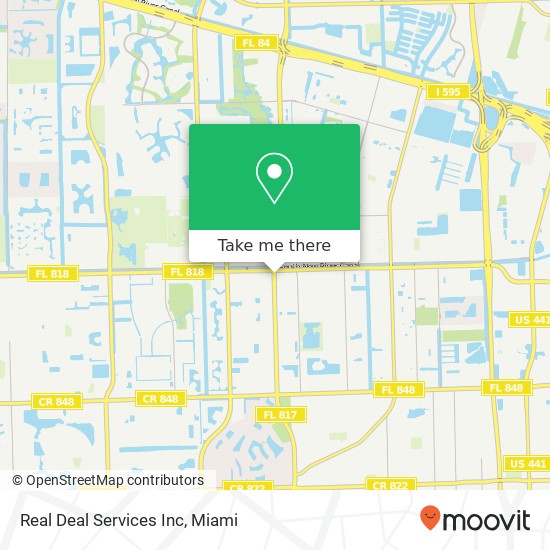 Real Deal Services Inc map