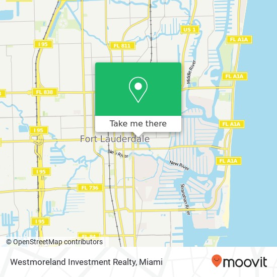 Mapa de Westmoreland Investment Realty