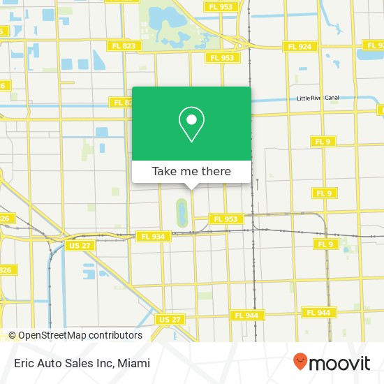 Eric Auto Sales Inc map