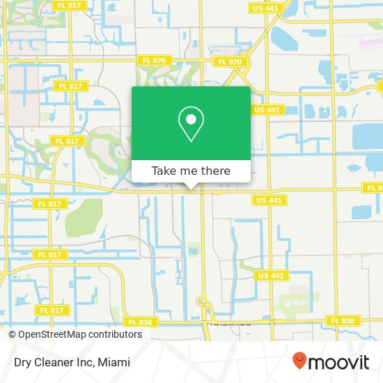 Dry Cleaner Inc map