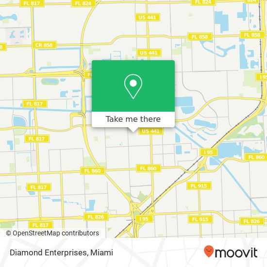 Mapa de Diamond Enterprises