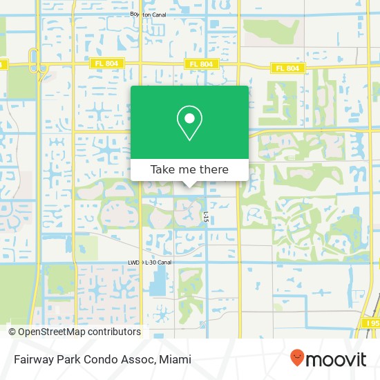 Fairway Park Condo Assoc map