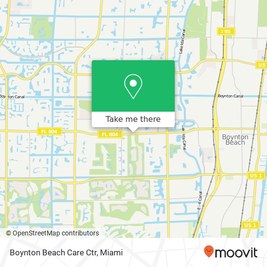 Mapa de Boynton Beach Care Ctr