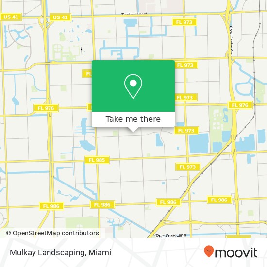 Mulkay Landscaping map