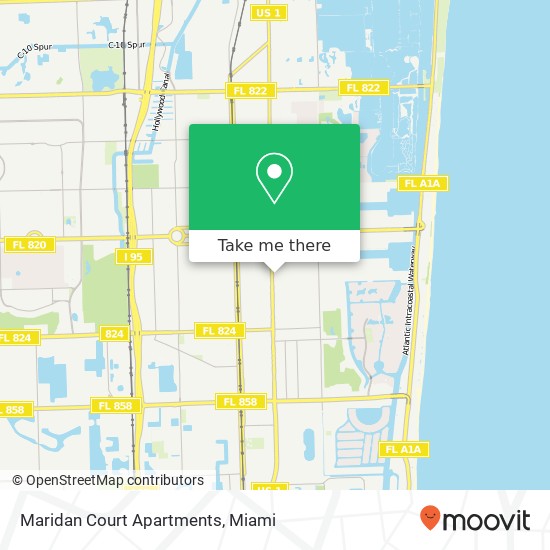 Maridan Court Apartments map