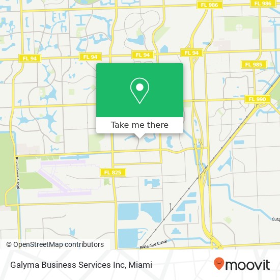 Galyma Business Services Inc map