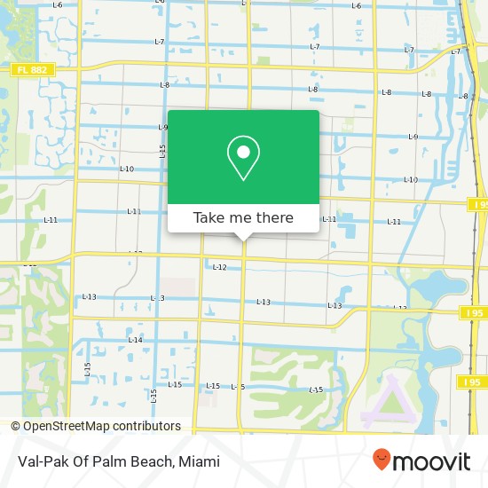 Val-Pak Of Palm Beach map