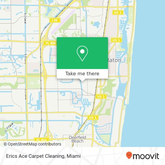 Mapa de Erics Ace Carpet Cleaning
