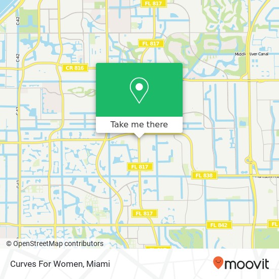 Curves For Women map