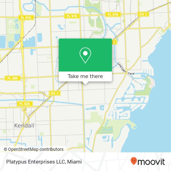 Platypus Enterprises LLC map