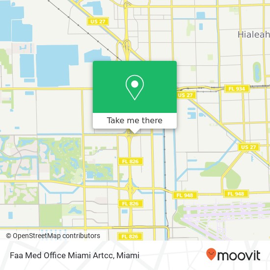 Faa Med Office Miami Artcc map