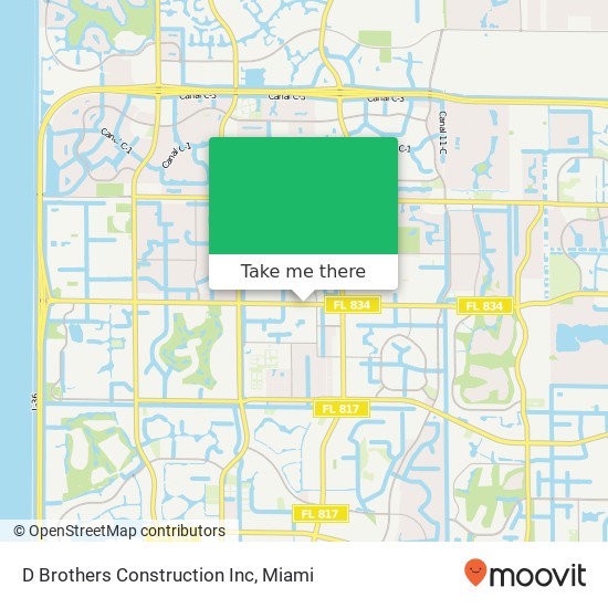 D Brothers Construction Inc map