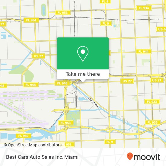 Best Cars Auto Sales Inc map