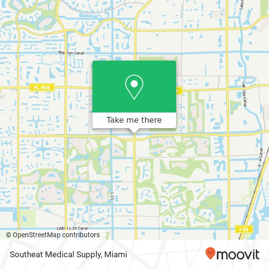 Southeat Medical Supply map