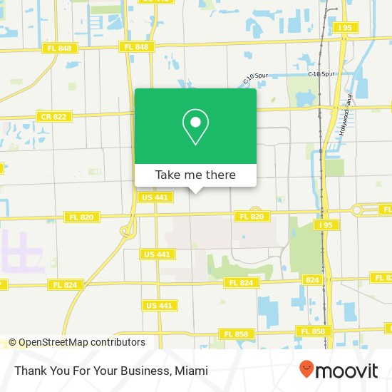 Mapa de Thank You For Your Business