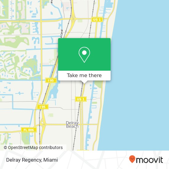 Delray Regency map