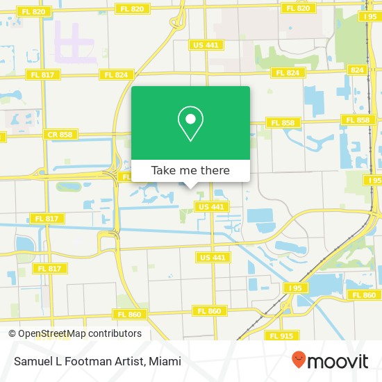 Samuel L Footman Artist map