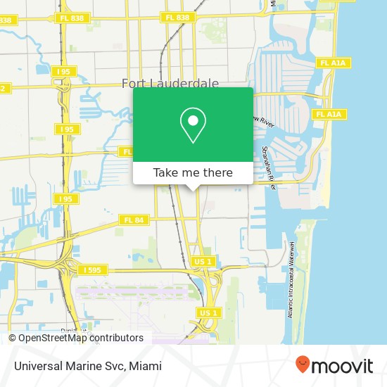 Universal Marine Svc map