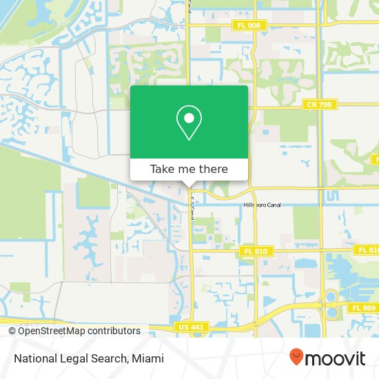 National Legal Search map