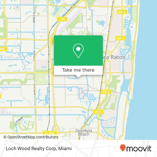 Mapa de Loch Wood Realty Corp