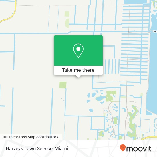 Mapa de Harveys Lawn Service